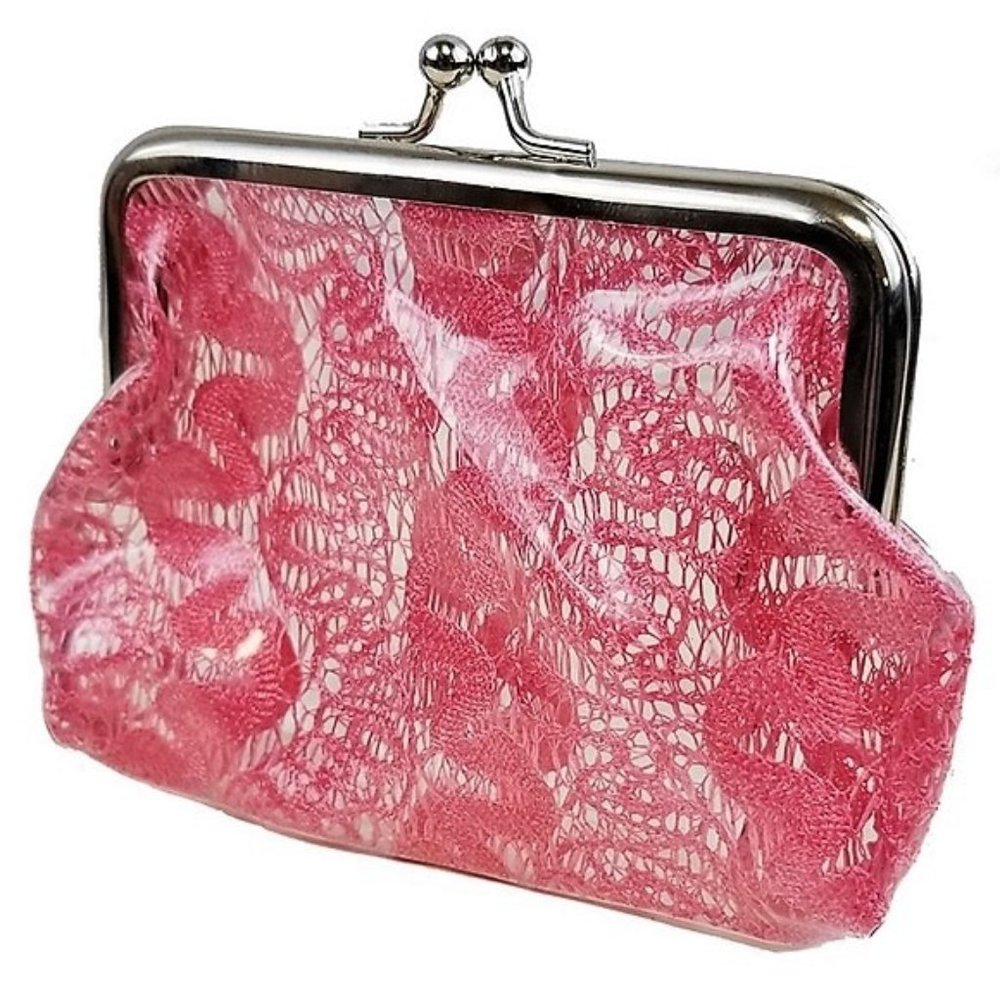 💥3 for$9💥Plastic and Lace Coin Purse